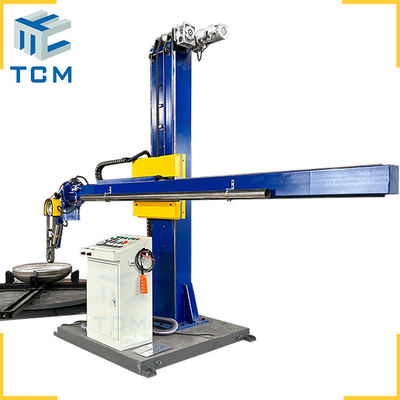 CNC Semi Automatic Dished End Polishing Machine Storage Tanks Metal Polishing Equipment