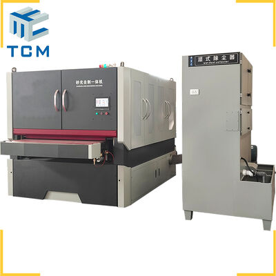 Steel workpieces metal works automatic sanding deburring polishing machine