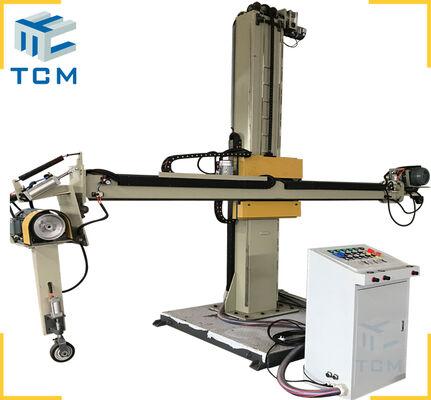 Combined machine for Tank polishing at one end and Dish end polishing at other end 2 in 1 automatic polishing machine